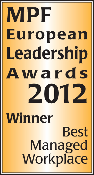 Best Managed Workplace Award (MPF European Leadership Awards 2012)